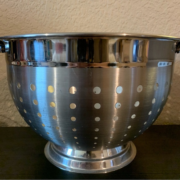 LARGE 8 quart stainless steel fabrique rn coree colander - Picture 3 of 10